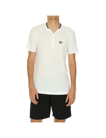 Camiseta Wilson Series Seamless Zip Henley 2.0 | Ofertas de pádel
